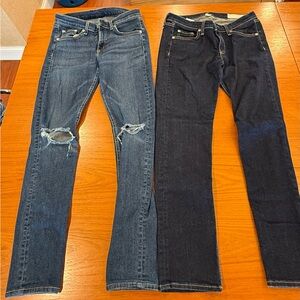 Rag & Bone 4 jeans sizes 28 for $100